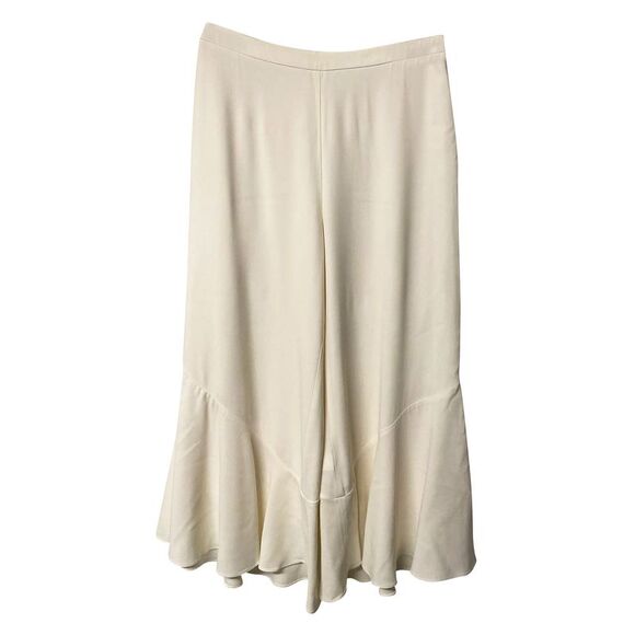 Peter Pilotto Cropped Pants in White Acetate